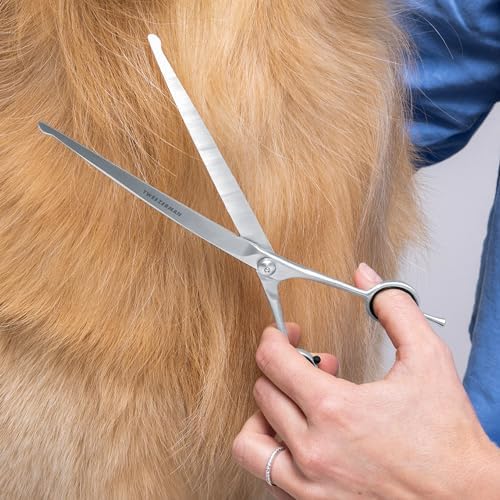 Tweezerman 9" Pet Grooming Shears-Safety Round Tips - Image 5
