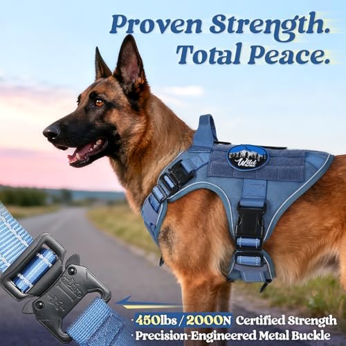 rabbitgoo Tactical Dog Harness for Small, Heavy Duty Military No Pull Vest - Image 3