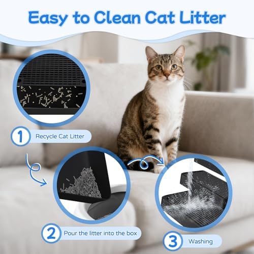 Extra Large 3 Steps Litter Box Ramp, Adjustable Cat Litter Box Step - Image 5