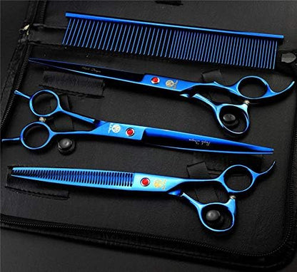 Purple Dragon 8 inch Dog Grooming Scissors Set - Image 6