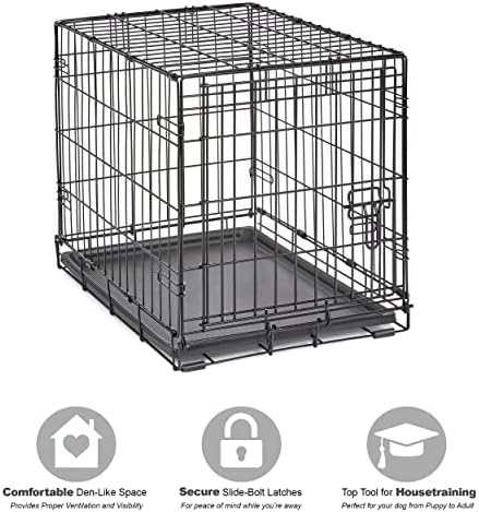 New World by Midwest 24-Inch Single Door Crate, - Image 3