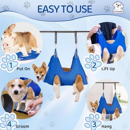 Pet Grooming Hammock for Small Dogs & Cats - Image 3