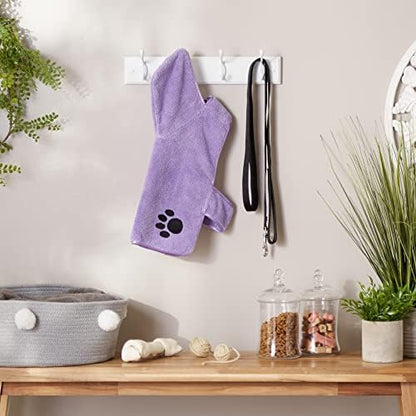 Bone Dry Pet Robe Collection, Embroidered Absorbent Microfiber Bath Robe - Image 6
