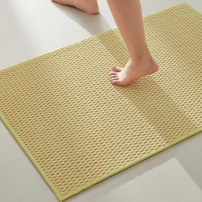 TYUU Bathroom Rugs Non Slip Washable, Super Absorbent Thin Bath Mat Quick Dry by TYUU