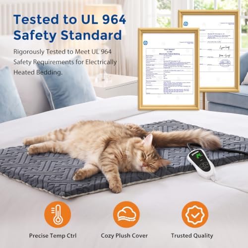ZOMISIA Heated Cat House Bed for Indoor Cats, Cat Hideway Cube for Sleeping - Image 6