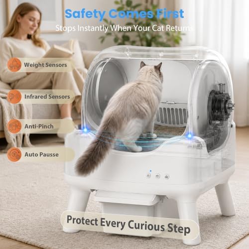 RPZ Self Cleaning Litter Box, Automatic Litter Box - Image 3