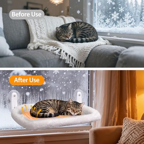 L&W BROS. 2PC Cat Heated Window Perches - Image 2