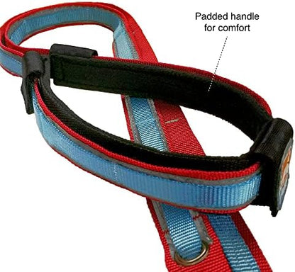 Kurgo Reflective 6-in-1 Quantum Dog Leash, Barn Red - Image 2