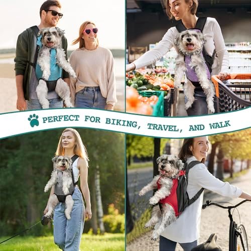 PetAmi Dog Carrier Backpack, Adjustable Dog Pet Cat Front Carrier Backpack | - Image 6