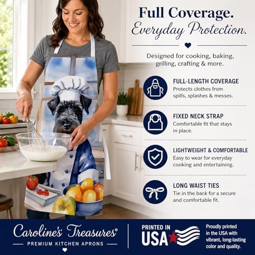 Caroline's Treasures Kerry Blue Terrier The Chef Apron Cooking Kitchen Server - Image 4