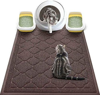 WePet Cat Litter Box Mat, Kitty Premium PVC Pad, Durable Trapping Rug, by WePet