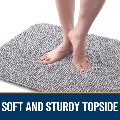 OLANLY Dog Door Mat for Muddy Paws 59x32, Super Absorbent Chenille Mud Mat - Image 4