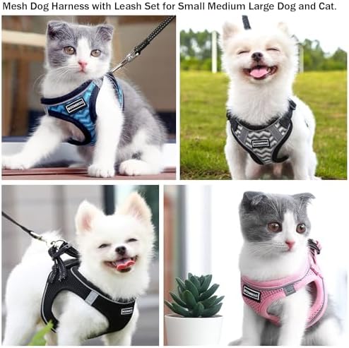 Dog Harness with Leash Set, Step-in Adjustable Puppy Pet Vest - Image 6