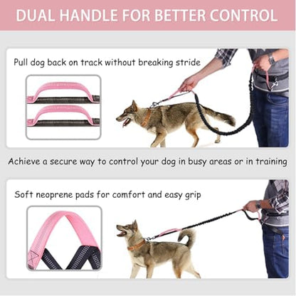 LANNEY Hands Free Dog Leash, Waist Running Leash - Image 4