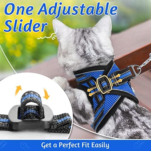 rabbitgoo Cat Harness and Leash Set, Step-in Soft Vest - Image 6
