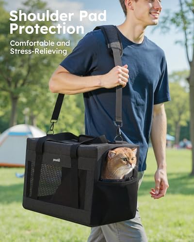Pecute Cat Carrier, Portable Pet Carrier - Image 6