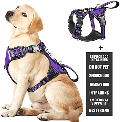 WINSEE Service Dog Vest No Pull Dog Harness by WINSEE