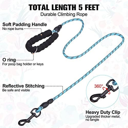 BEAUTYZOO Dog Harness Medium Sized and Leash Set, No Pull Pet Vest -Floral - Image 4