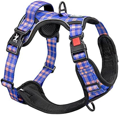 PoyPet Plaid Dog Harness Small, No Pull Vest - Image 5