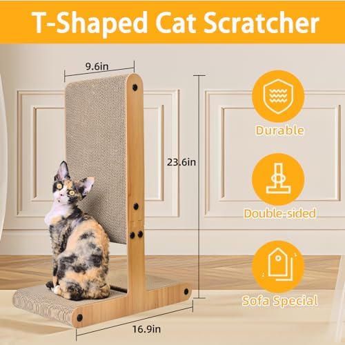 Nekosan Cat Scratcher, T-Shaped Cat Scratcher - Image 3