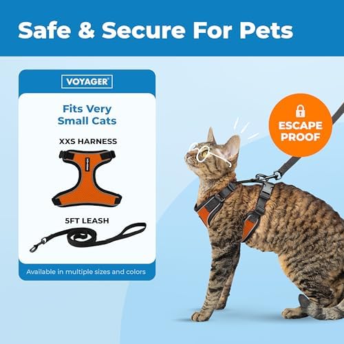Voyager Escape-Proof Step-in Cat Harness & Leash - Image 2