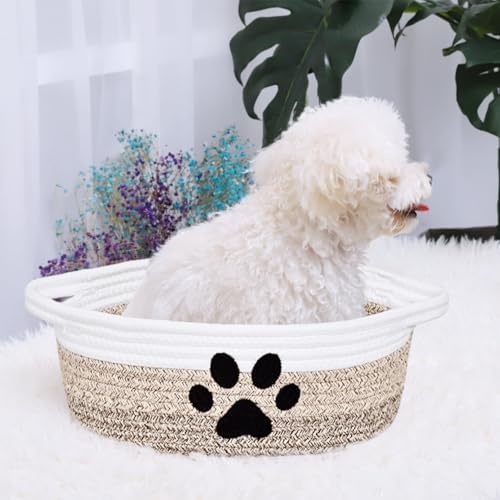 Small Woven Dog Toy Basket - Image 3