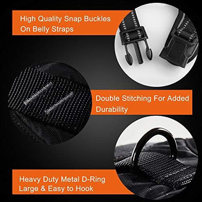 PHOEPET No Pull Dog Harness Medium Reflective Front Clip Vest - Image 5