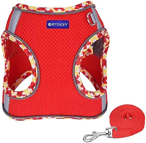 Step in Mesh Dog Harness and Leash Set Breathable Air Mesh Harness - Image 3