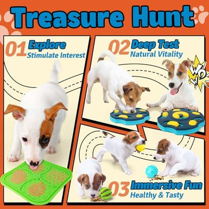 Forfon 9 Pack Dog Enrichment Toy Set - Image 3