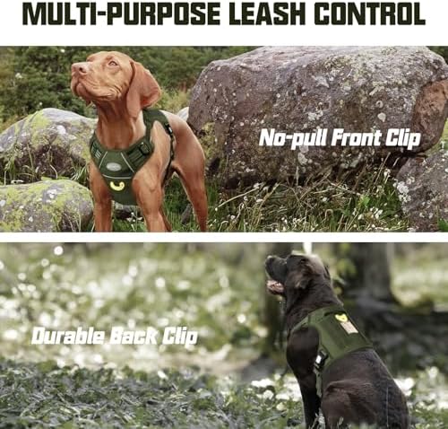 AUROTH Tactical Dog Harness Medium Sized Dog No Pull Adjustable Dog Vest - Image 4