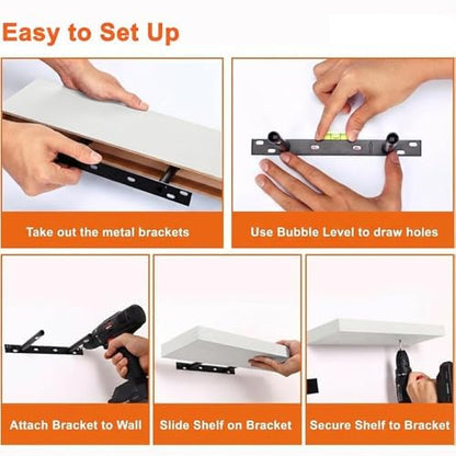 Fixwal Floating Shelves for Wall Decor - Image 7