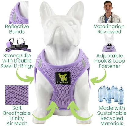 EcoBark Premium Teacup Dog Harness, Mini Step in Vest - Image 6