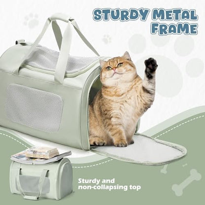 Extra-Large Cat Carrying Case Pet Dog Carrier Soft-Sided Cat Bag Airline - Image 6