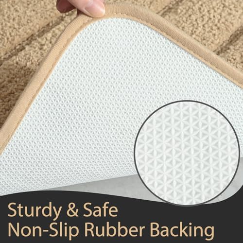 AROGAN Luxury Bathroom Rugs 24x36 Inch，Thick Soft Bath Rug Non Slip - Image 5