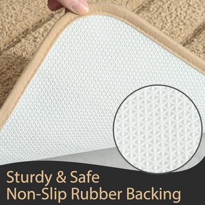 AROGAN Luxury Bathroom Rugs 24x36 Inch，Thick Soft Bath Rug Non Slip - Image 5
