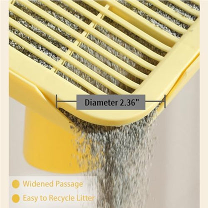 Cat Litter Mat Litter Trapping Mat, 19.69"X15.95"X5.90"Litter Box Mat, - Image 4