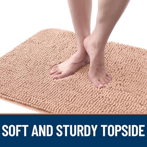 OLANLY Dog Door Mat for Muddy Paws 44x24, Super Absorbent Chenille Mud Mat - Image 4