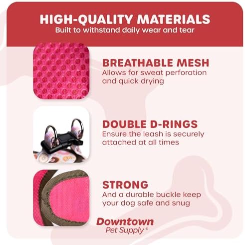 Downtown Pet Supply Step-in Dog Harness – No Pull, Adjustable Padded Mesh - Image 4