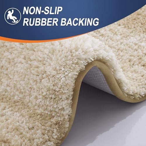 OLANLY Bathroom Runner Rug 40x24, Extra Soft Absorbent Microfiber Bath Rugs - Image 5