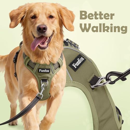 Funfox Dog Harness No Pull, Adjustable Pet Vest Harness, Super Soft Material - Image 2