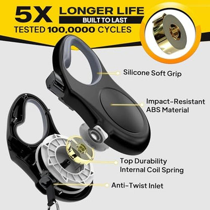 Fida Heavy Duty Retractable Dog Leash, 16 ft Dog Walking Leash - Image 4