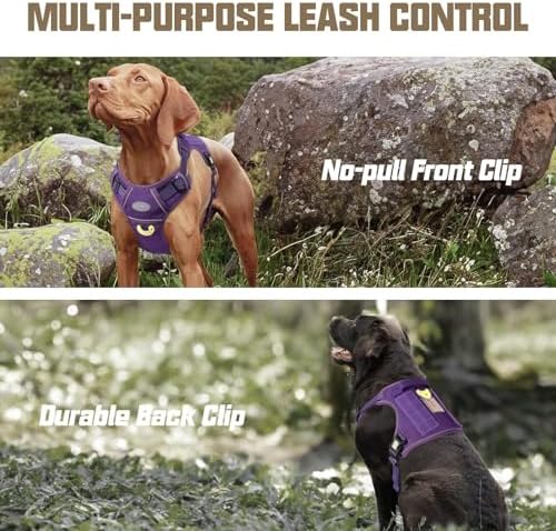 AUROTH Dog Harness for Small Medium Dogs, Tactical No Pull Dog Vest - Image 4
