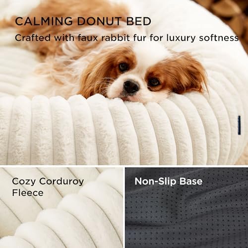 Bedsure ComfyFleece® Donut Cat Bed - Image 3