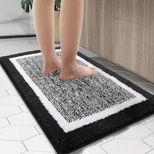 OLANLY Bathroom Runner Rugs 59x24, Extra Long Bath Mats - Image 6