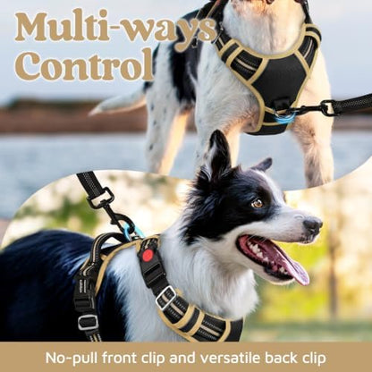 rabbitgoo Dog Harness for Large, No Pull 3 Buckles Easy On & Off - Image 3