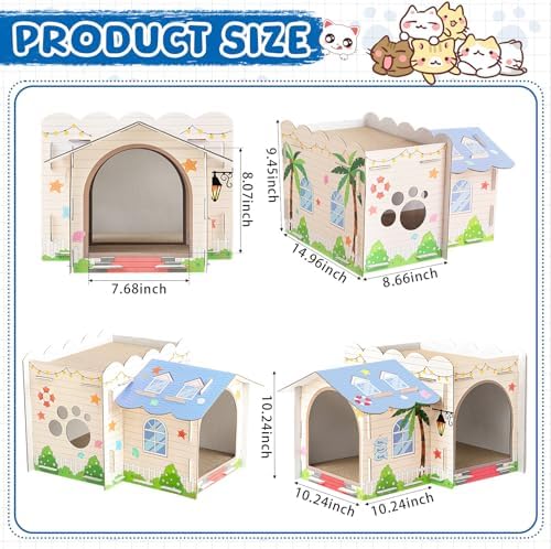 2 Story Cardboard Cat House - Image 2