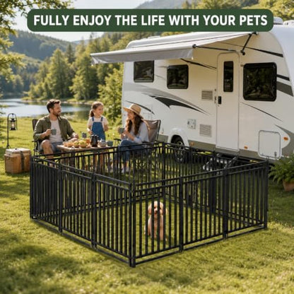 Thickened Outdoor Dog Fence, 16 Panels - Image 6