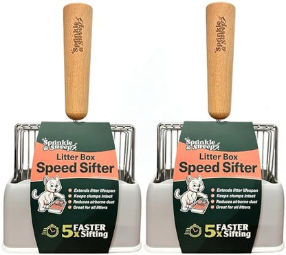 Sprinkle & Sweep: Litter Box Speed Sifter- 2 Pack by SprinkleSweep