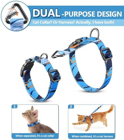 Halypet Cat Harness and Leash Set, Escape Proof Cat Harnesses - Image 2