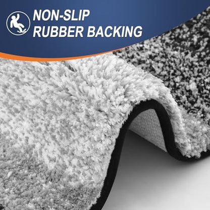 OLANLY Bathroom Runner Rug 54x24, Extra Soft Absorbent Microfiber Bath Rugs - Image 4